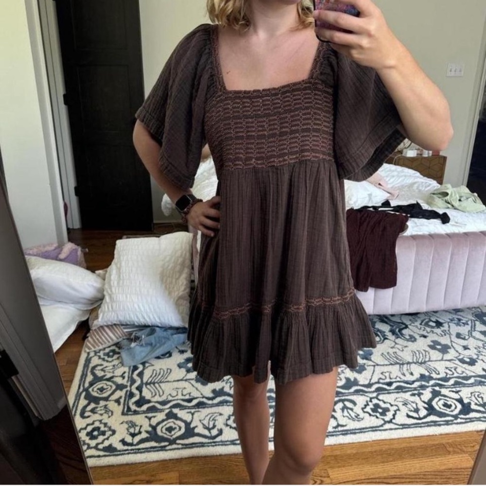 free people easy to love bubble babydoll dress